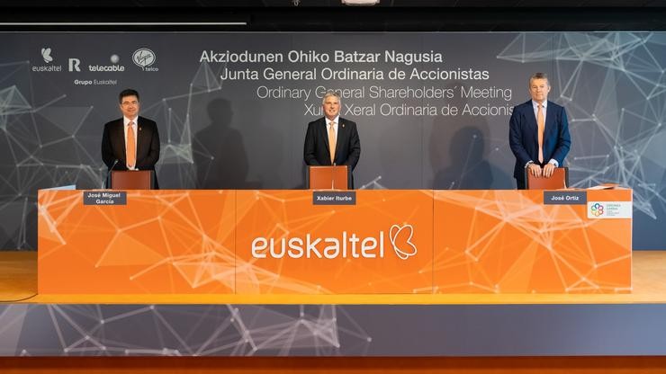 Xunta xeral de accionistas 2020 de Euskaltel. INIGO SIERRA / EUSKALTEL - Arquivo / Europa Press