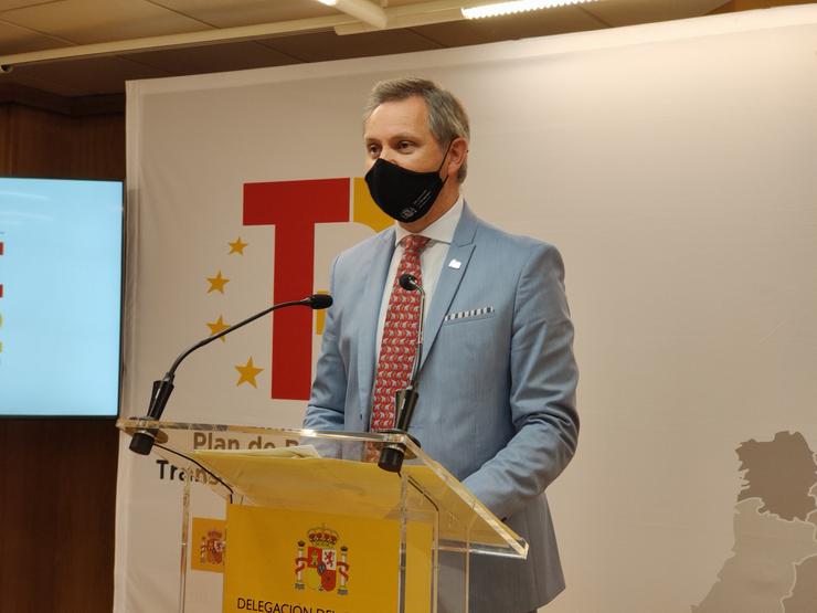O delegado do Goberno en Galicia, José Miñones, fai  balance do PGE para Galicia en 2022. DELEGACIÓN DO GOBERNO EN GALICIA / Europa Press