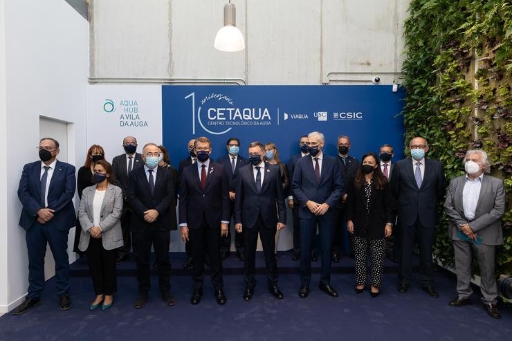 Décimo aniversario de Cetaqua Galicia en Santiago de Compostela. 