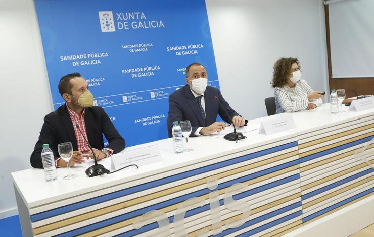Rolda de prensa sobre a campaña antigripal e a administración da terceira dose contra a Covid en Galicia.G. XUNTA / Europa Press