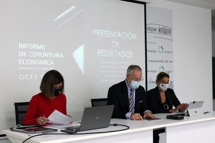 Presentación do informe do Club Financeiro de Santiago. CLUB FINANCEIRO DE SANTIAGO 