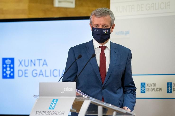 Rueda intervén ante os medios tras o Consello da Xunta.. XOÁN CRESPO/XUNTA / Europa Press