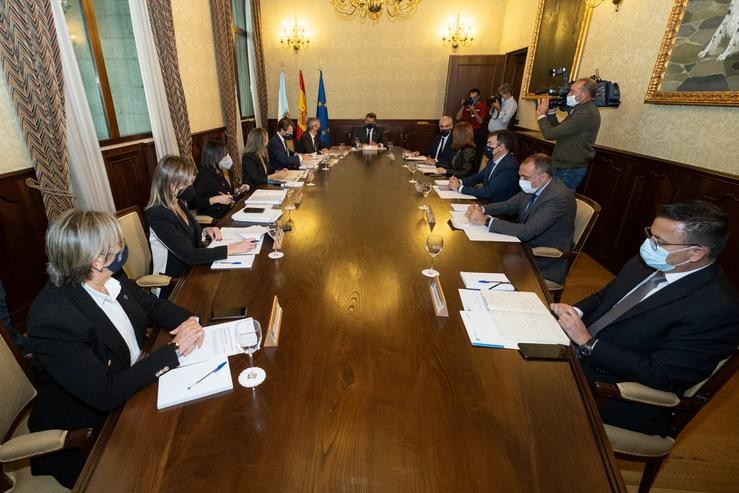 Consello de aprobación do proxecto de orzamentos da Xunta para 2022. XUNTA / Europa Press