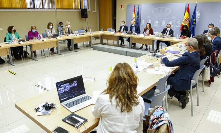 A conselleira de Política Social no pleno do Consello Territorial de Servizos Sociais e do Sistema para a autonomía e atención á dependencia. ABEL F. ROS | CARM 