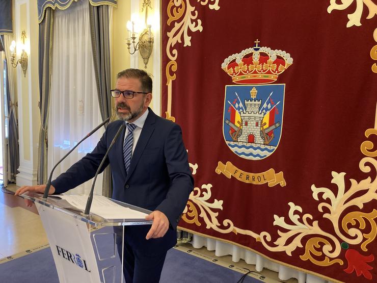 O alcalde de Ferrol, Ángel Mato / Concello de Ferrol.