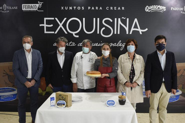 Presentación da torta de queixo Exquisiña /remitida