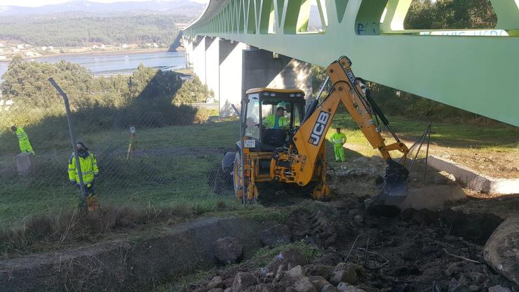 Adif impulsa os traballos para mellorar a protección da contorna. ADIF / Europa Press