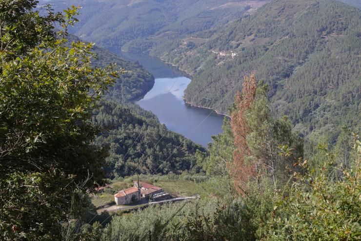 O río Miño, na Ribeira Sacra. Carlos Castro - Europa Press