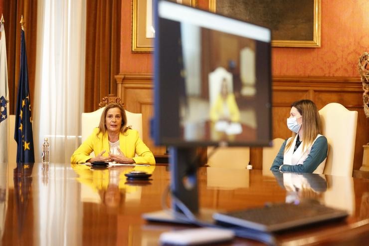 A presidenta da Deputación de Pontevedra, Carmela Silva, participa na terceira edición do taller. DEPUTACIÓN DE PONTEVEDRA / Europa Press