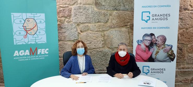Agamfec e a Fundación Grandes Amigos colaborarán para previr a soidade en persoas maiores de Galicia.. AGAMFEC / Europa Press