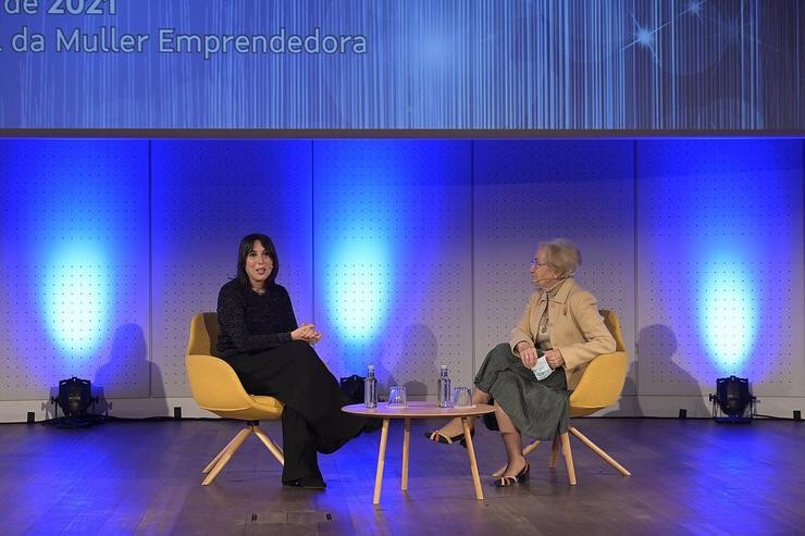 A conselleira de Emprego e Igualdade, María Jesús Lorenzana, na celebración do 25 aniversario do programa 