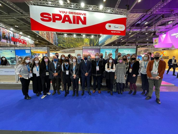 Expositor de Galicia no World Travel Market de Londres. XUNTA / Europa Press