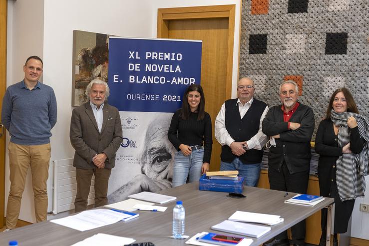 Reunión do xurado do XL Premio de novela Branco Amor. DEPUTACIÓN DE OURENSE / Europa Press