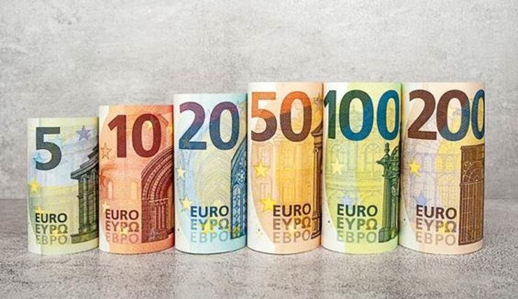 Billetes en euros da serie Europa 