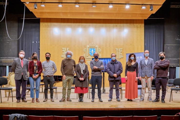 Presentación de 'A sombra de cristal', nova produción da Real Filharmonía de Galicia e o CDG. XAIME CORTIZO 