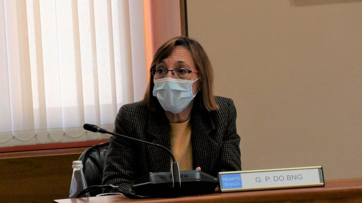Rosana Pérez (BNG) en comisión. BNG / Europa Press