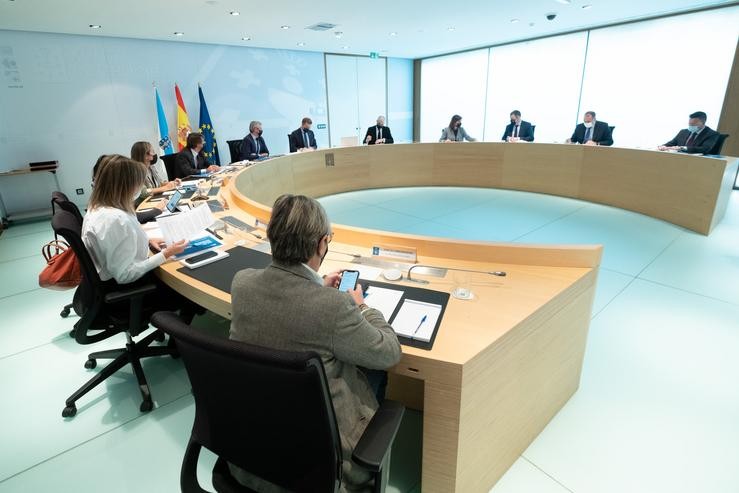 Feijóo preside o Consello da Xunta.. DAVID CABEZÓN @ XUNTA DE GALICIA / Europa Press