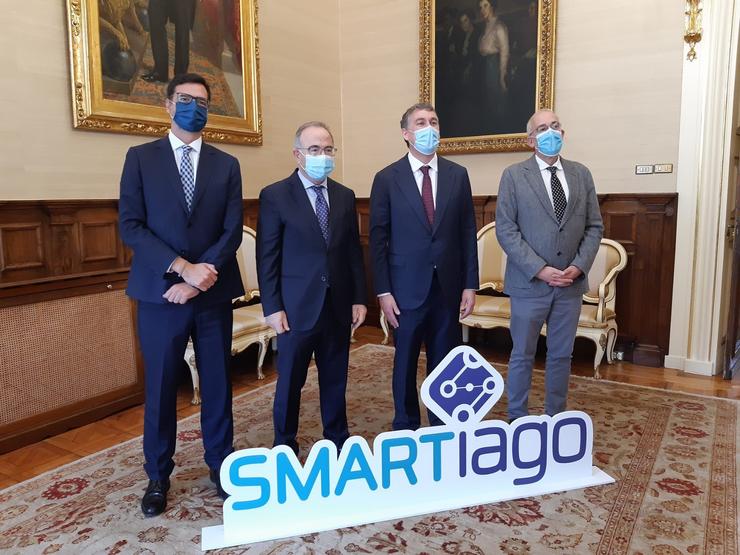 Presentación do novo proxecto no marco de Smartiago. CONCELLO DE SANTIAGO / Europa Press