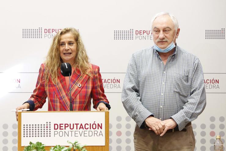 Carmela Silva e César Mosquera / Deputación de Pontevedra.
