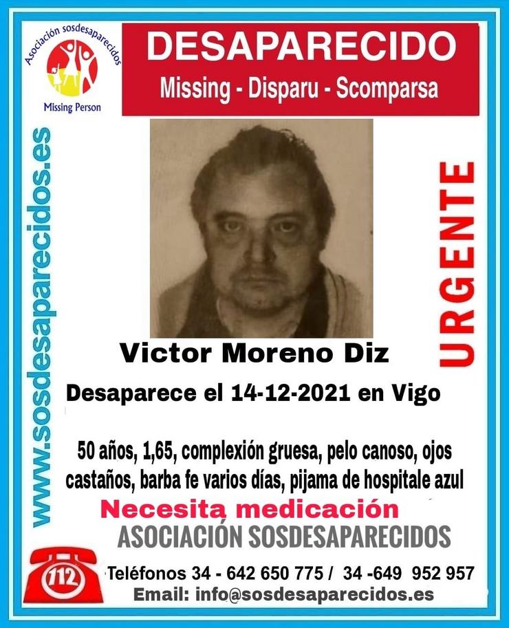 Alerta de procura do desaparecido. SOS DESAPARECIDOS / Europa Press