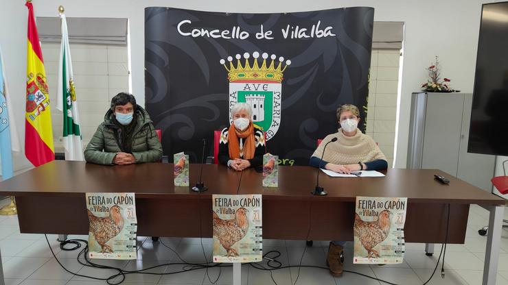 Presentación da 'Feira do Capón  2021'. Foto: Prensa Concello de Vilalba.