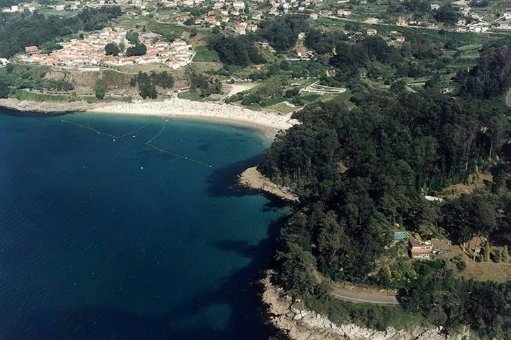 Praia de Mogor, en Marín 
