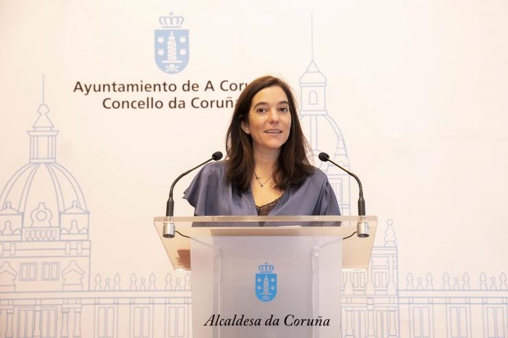 A alcaldesa da Coruña, Inés Rey / Andy Pérez - Concello da Coruña.