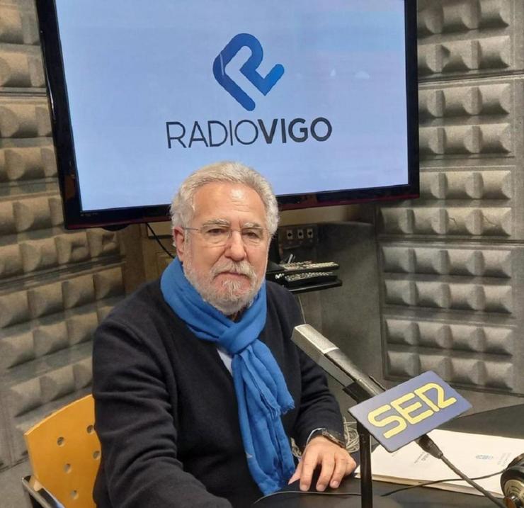 O presidente do Parlamento de Galicia, Miguel Santalices, nunha entrevista para a Cadea Ser.. CADEA SER / Europa Press