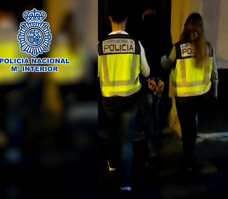 Detido / POLICÍA NACIONAL - Arquivo