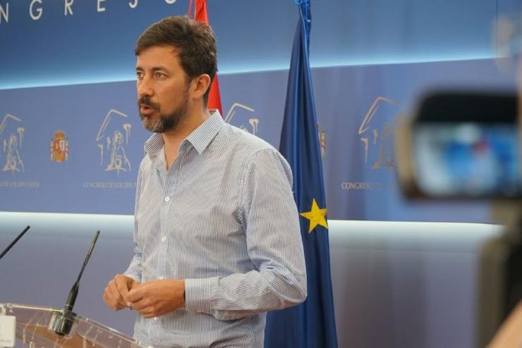 O deputado Antón Gómez-Reino. GALICIA EN COMÚN / Europa Press