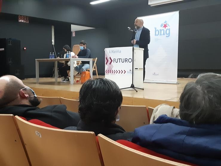 Néstor Rego participa nun acto na Mariña. BNG / Europa Press