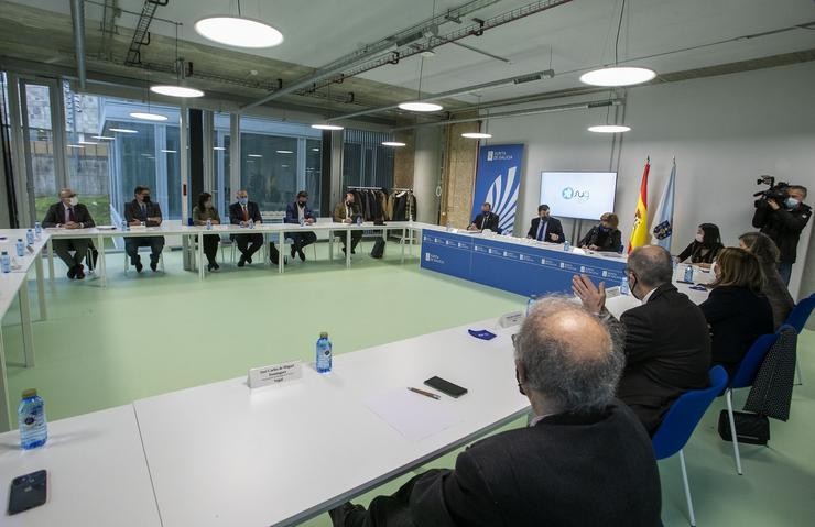 Reunión do Consello Galego de Universidades no Edificio Fontán do Gaiás, en Santiago de Compostela / Xunta de Galicia.