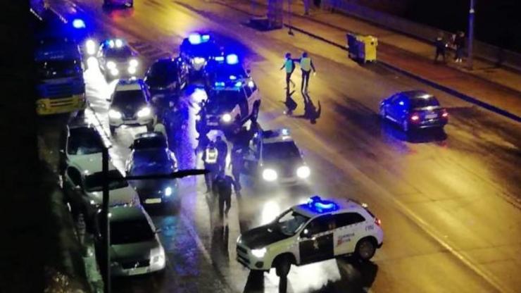 Un home é detido en Ordes tras unha persecución case de película por varias unidades da Policía e da Garda Civil / Twitter