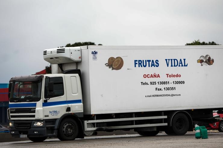 Camión de produtos de primeira necesidade. Jesús Hellín - Europa Press - Arquivo / Europa Press