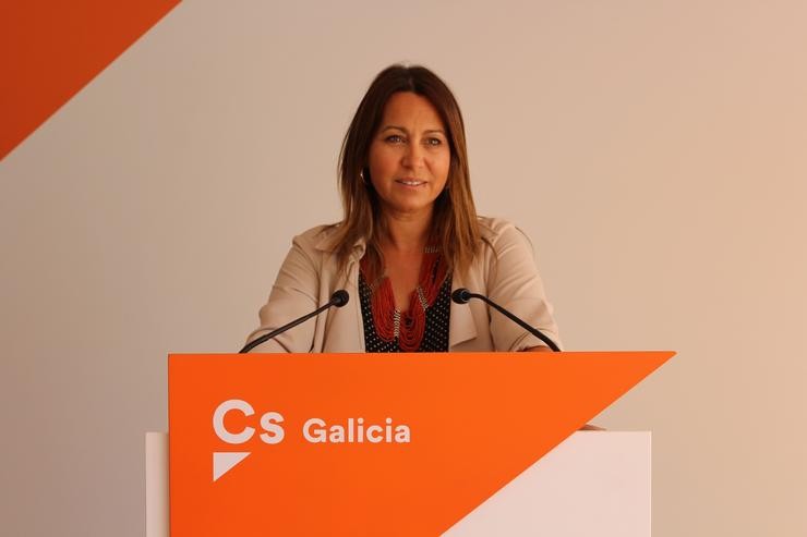 A coordinadora de Cidadáns en Galicia, Beatriz Piñeiro. CIDADÁNS GALICIA 