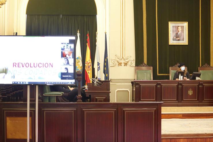 Pleno da Deputación de Pontevedra.. DEPUTACIÓN DE PONTEVEDRA 