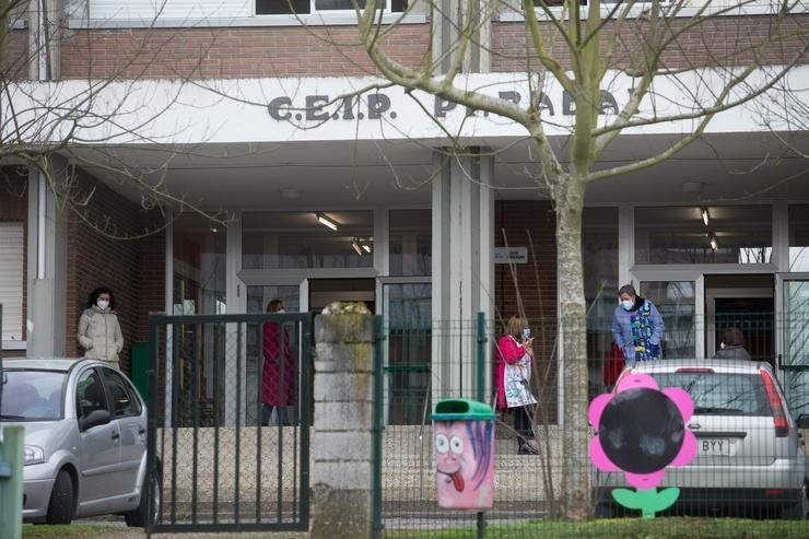 O colexio público CEIP Paradai, en Lugo 