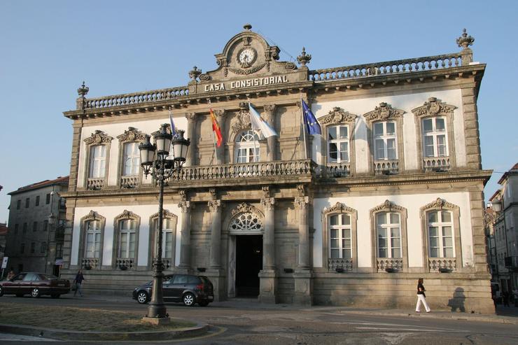 Arquivo - Exterior da fachada do concello de Pontevedra. EUROPA PRESS - Arquivo