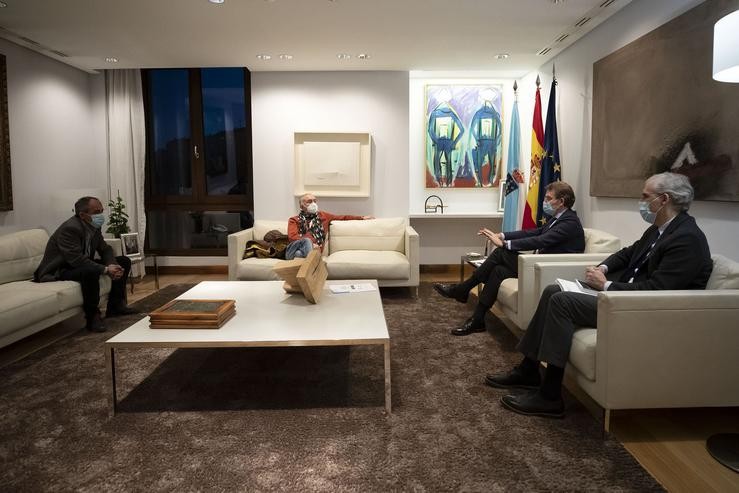 Feijóo reúnese co secretario xeral de UXT.. Xunta de Galicia / Europa Press