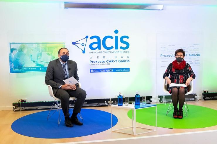 O conselleiro de Sanidade, Xullo García Comesaña, anuncia para este ano un centro de produción de medicamentos 'CAR-T'.. XUNTA 