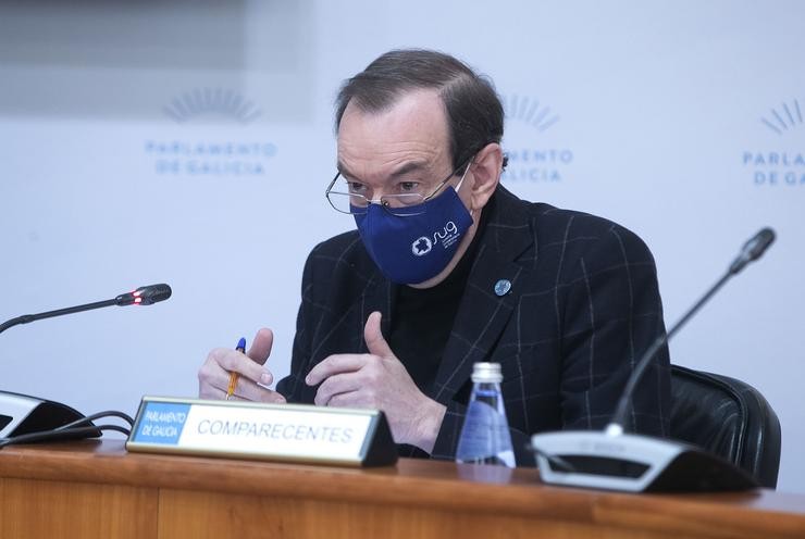 O secretario xeral de Universidades, José Alberto Díez de Castro, comparece na comisión 