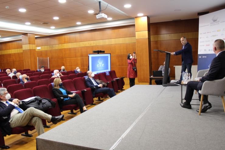 Clausura da asemblea xeral da Confederación de Empresarios de Pontevedra, en Vigo. CONFEDERACIÓN DE EMPRESARIOS DE PONTEVEDRA / Europa Press