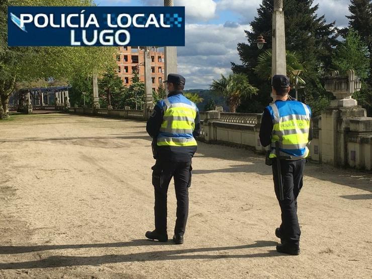 Axentes da Policía Local de Lugo 
