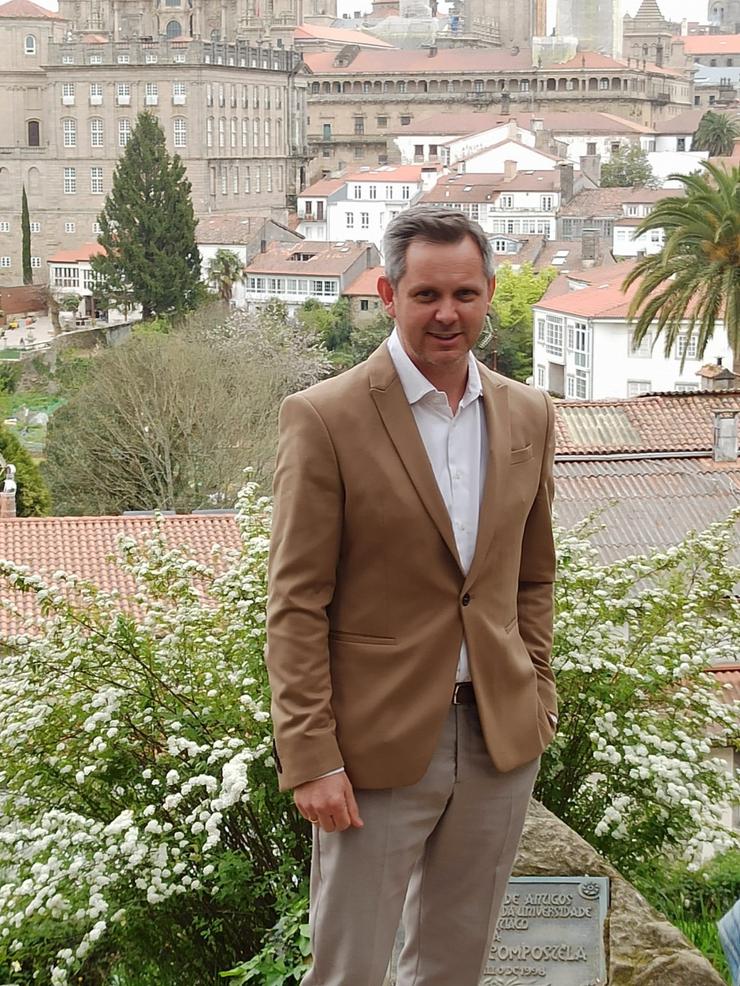 O novo delegado do Goberno en Galicia, este martes na Alameda / Europa Press