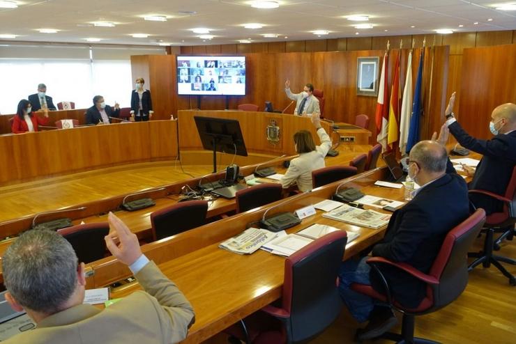 Celebración do pleno de Vigo correspondente ao mes de marzo. CONCELLO DE VIGO / Europa Press