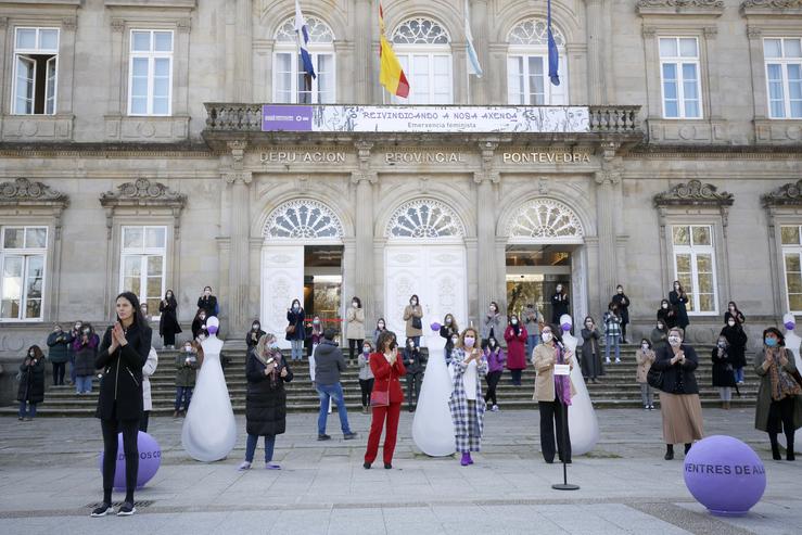 Acto reivindicativo do 8M organizado pola Deputación de Pontevedra.. DEPUTACIÓN DE PONTEVEDRA 