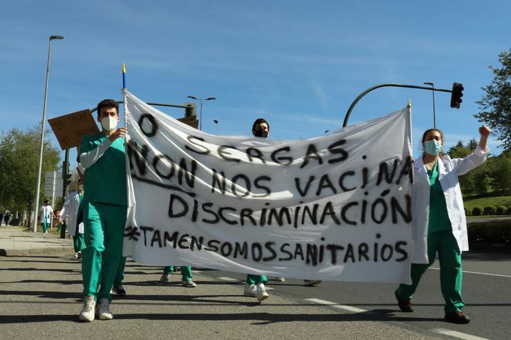 Manifestación do Alumnado de Odontoloxía 