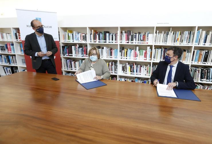 Acordo sobre as feiras do libro entre Xunta e Federación de Libreiros / Xunta.