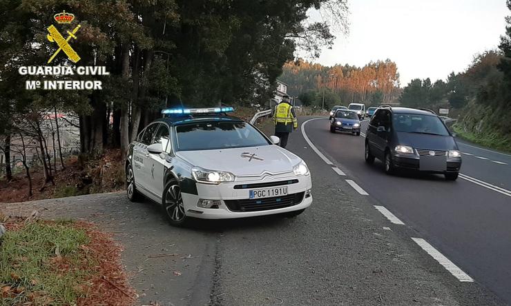 Imaxe remitida pola Garda Civil de Pontevedra. GARDA CIVIL / Europa Press