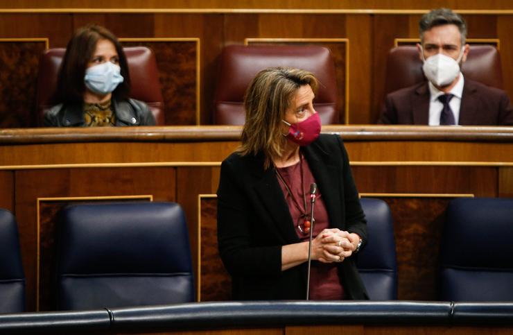 A vicepresidenta cuarta do Goberno, Teresa Ribeira. CONGRESO / Europa Press